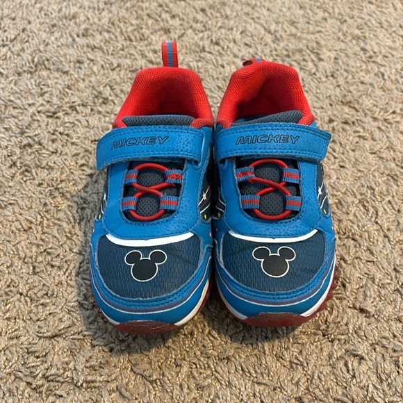 JOSMO Mickey Mouse Shoes - Slip-On Laceless Light-Up Sneakers - Picture 1 of 5